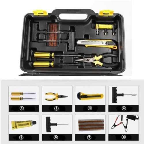 Компресор за гуми, LED фенер,маркуч за въздух и инструмнети STAHLMAYER