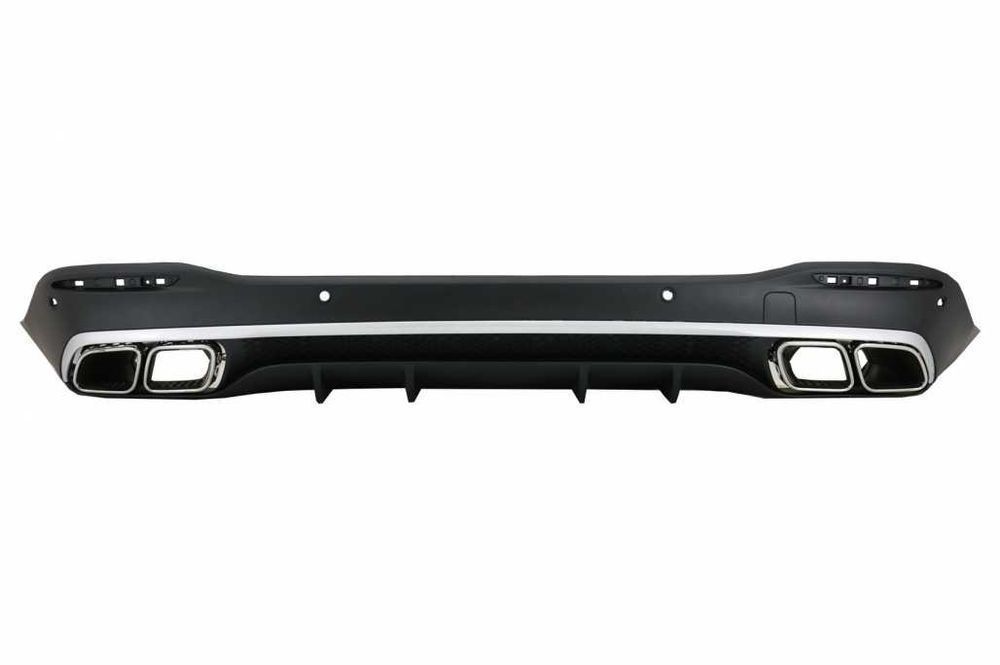 Difuzor Bara Spate cu tobe Crom Mercedes GLE W167 SUV GLE 63Design