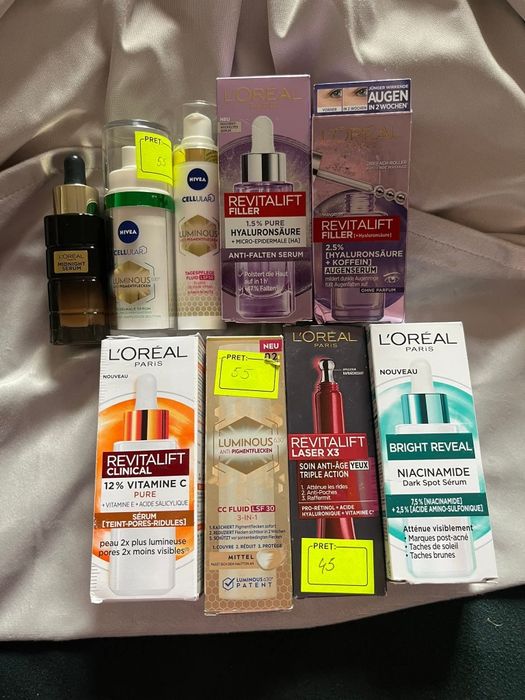 Seruri faciale și lame gillette