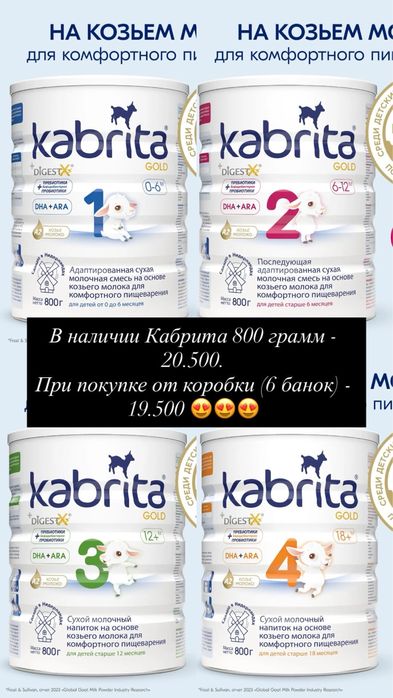 Кабрита 1, Кабрита 2, Кабрита 3