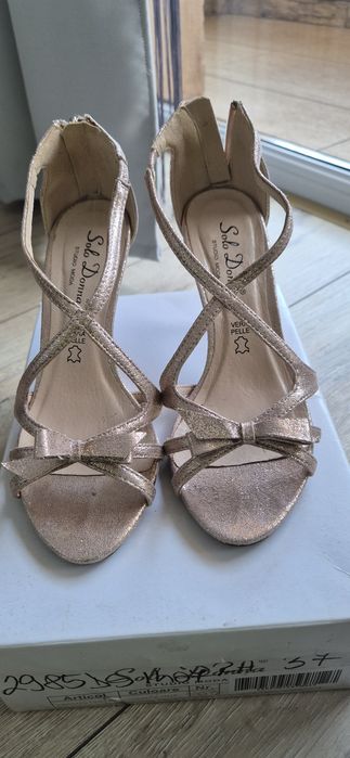 Sandale elegante  piele Solo Dona 37