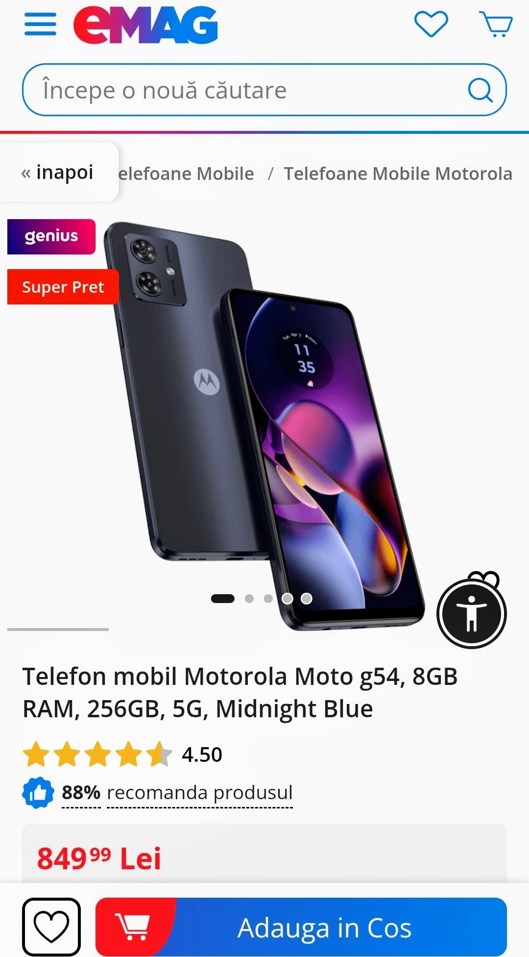 MOTOROLA Moto G54 5G/G54 5G Power Edition/G15, ca noi !