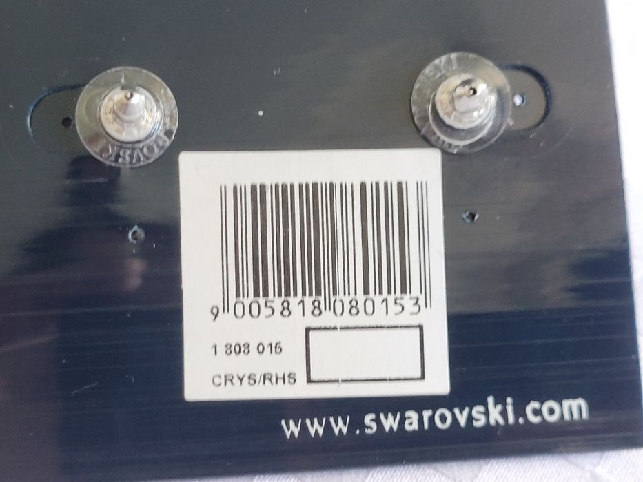 Обеци Swarovski с камъни и перли