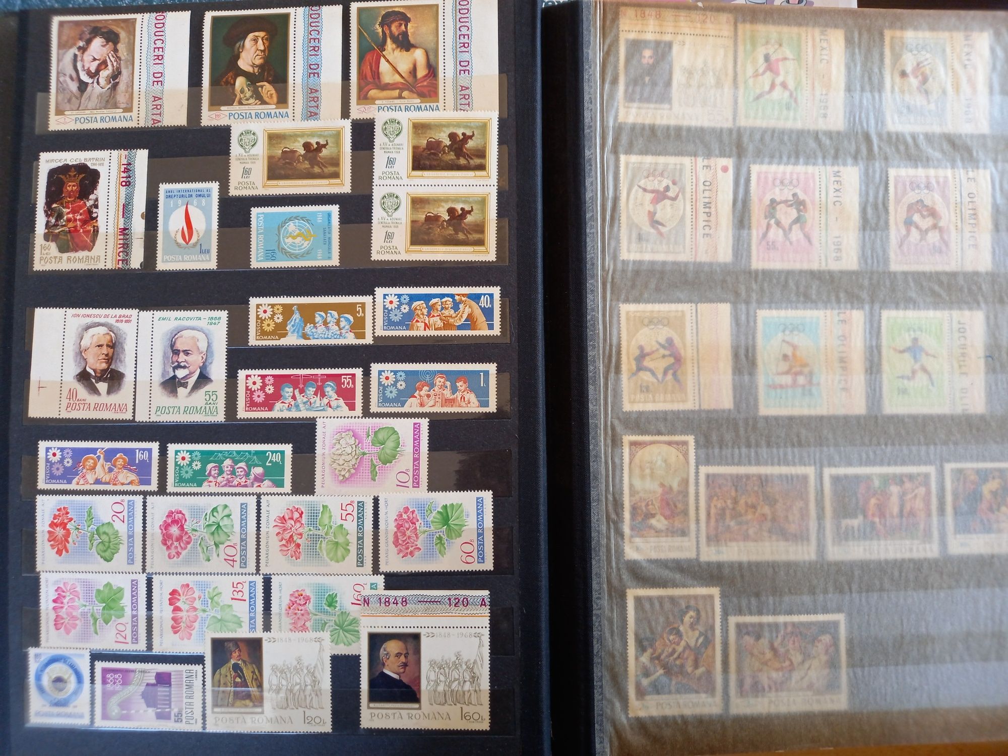 Clasor cu timbre România 1967-1974
