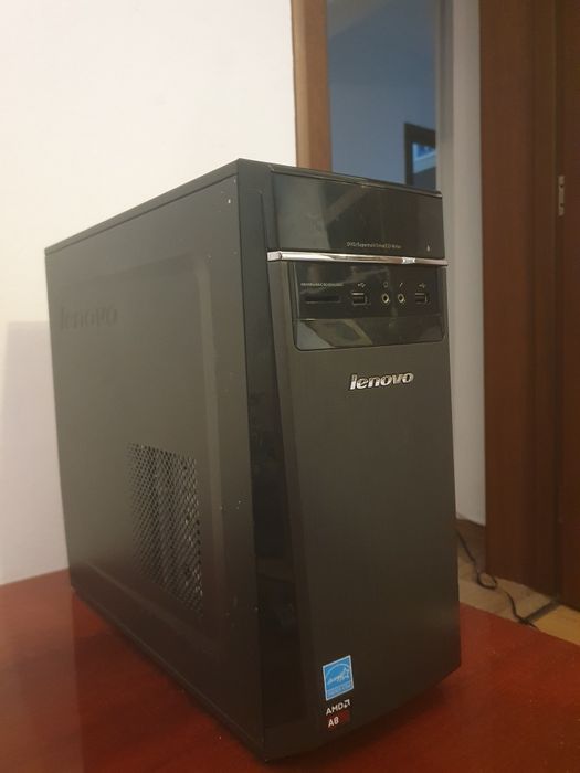 Unitate PC lenovo Amd A8 quad core, 8gb ram SSD+HDD 10/10