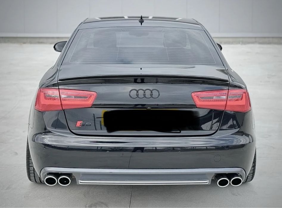 Дифузьор S6 за Audi A6 C7 (обикновена броня)