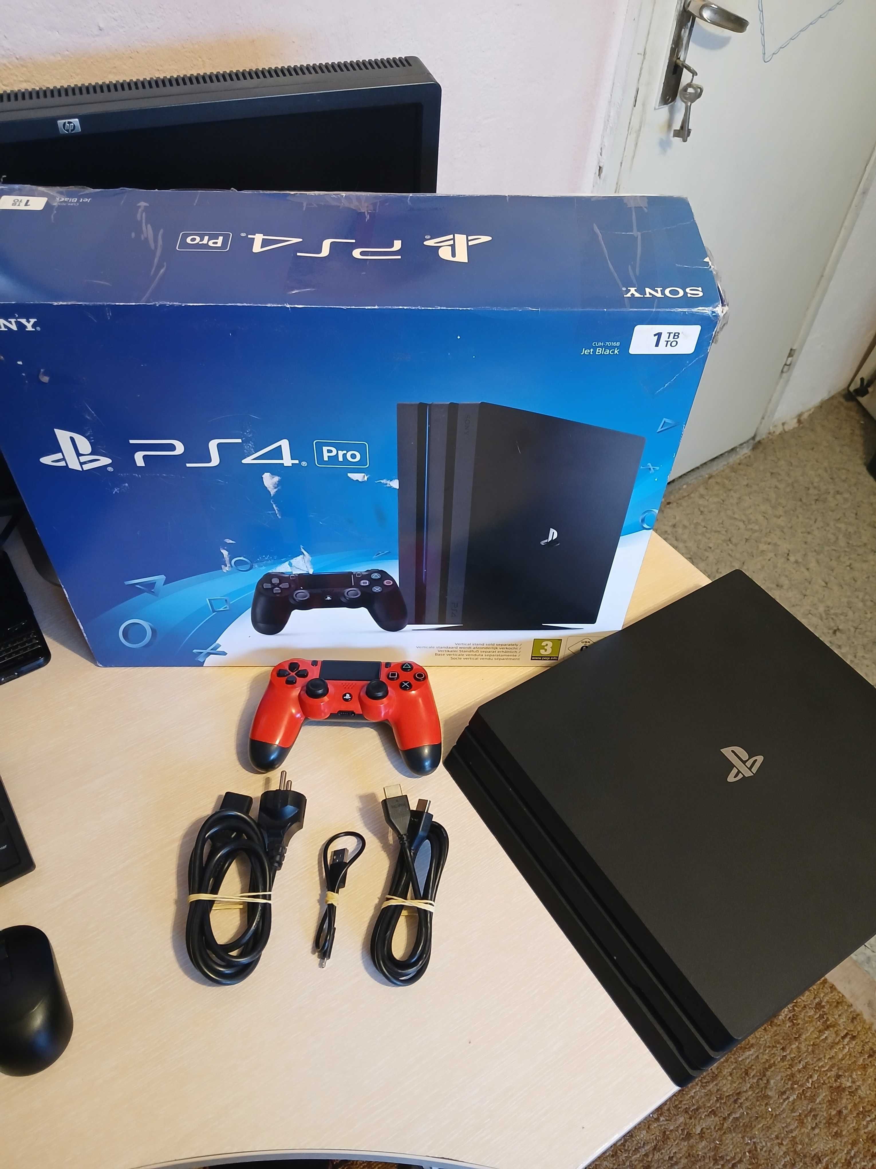 С ГАРАНЦИЯ 1Г Sony PlayStation 4 Pro PS4 1TB профилактиран и проверен