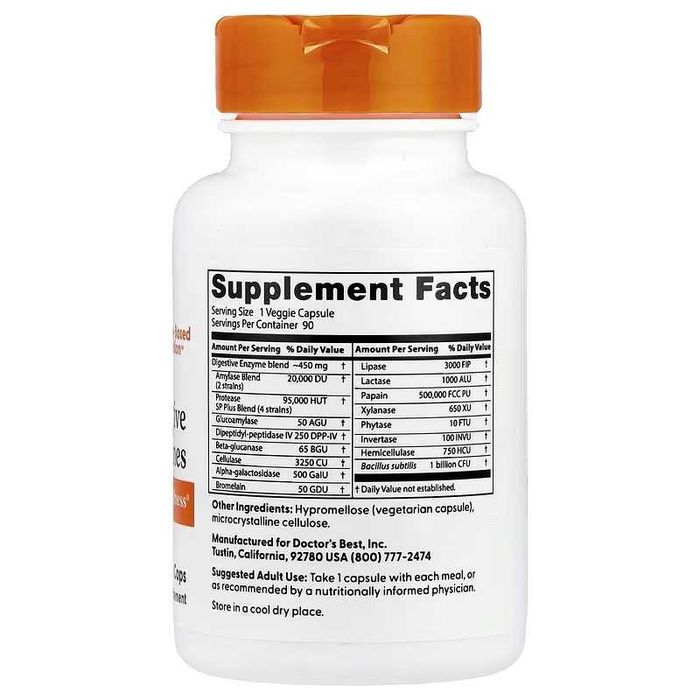 Doctor's Doctors Best Digestive Enzymes ферменты enzems