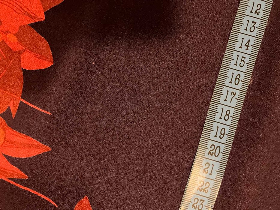 Rochie scurta mov indigo print floral H&M 36