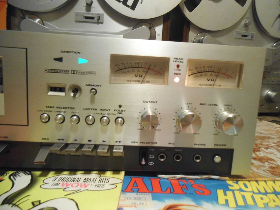Deck AKAI GXC-730d  Auto Reverse Recording in Ambele Sensuri