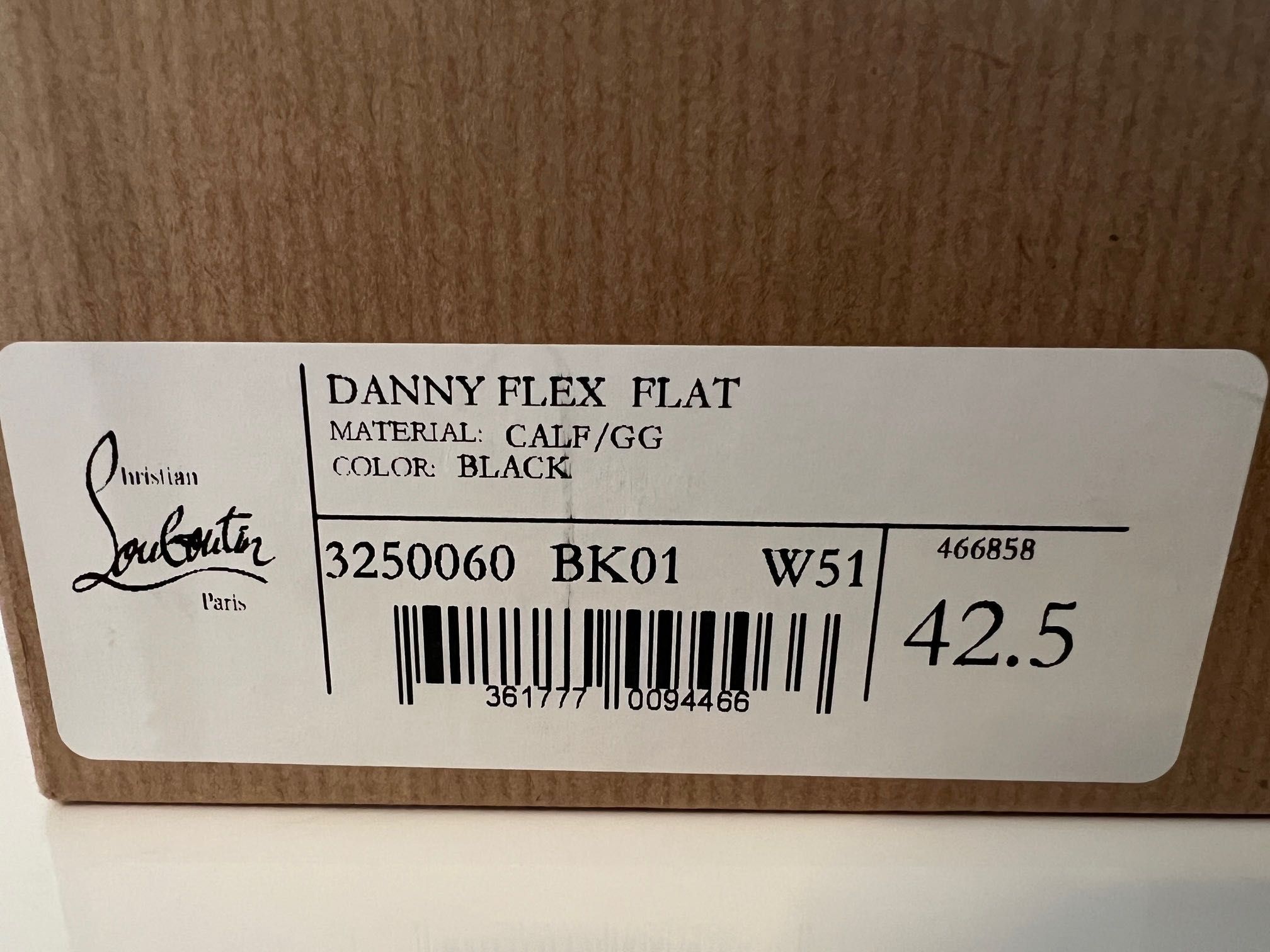 Pantofi Christian Loboutin Danny Flex Flat 42,5