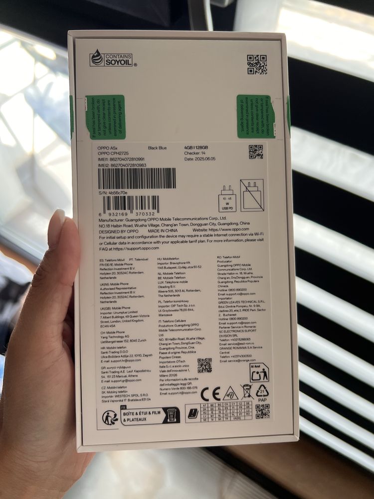 Телефон OPPO A5x НОВ