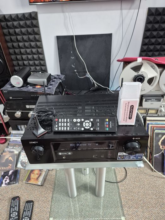 Denon AVR X1400H Receiver Dolby Atmos HDMI Arc Wifi Heos