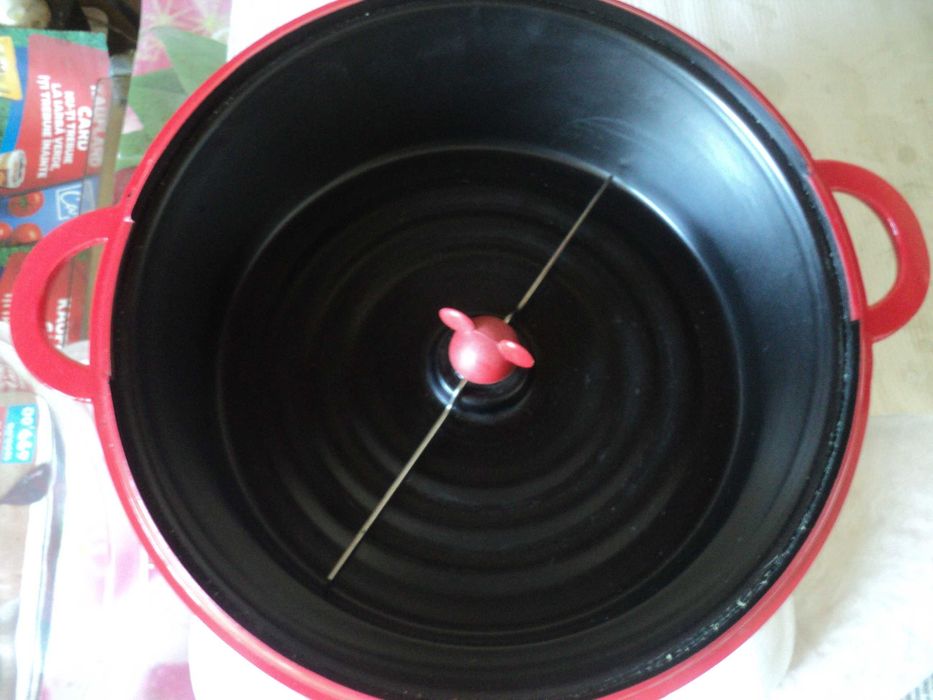 Portita curte/gradina ,aparat (prajit) Floricele,cafea si masuta Cafea