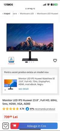 Monitor Huawei 23.8”