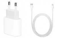 Incarcator USB C Apple iPhone + Cablu Apple iPhone Type C la Lightning