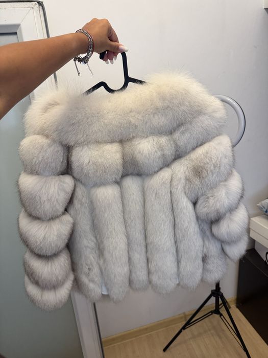 Haina de plana naturala alba Luxus