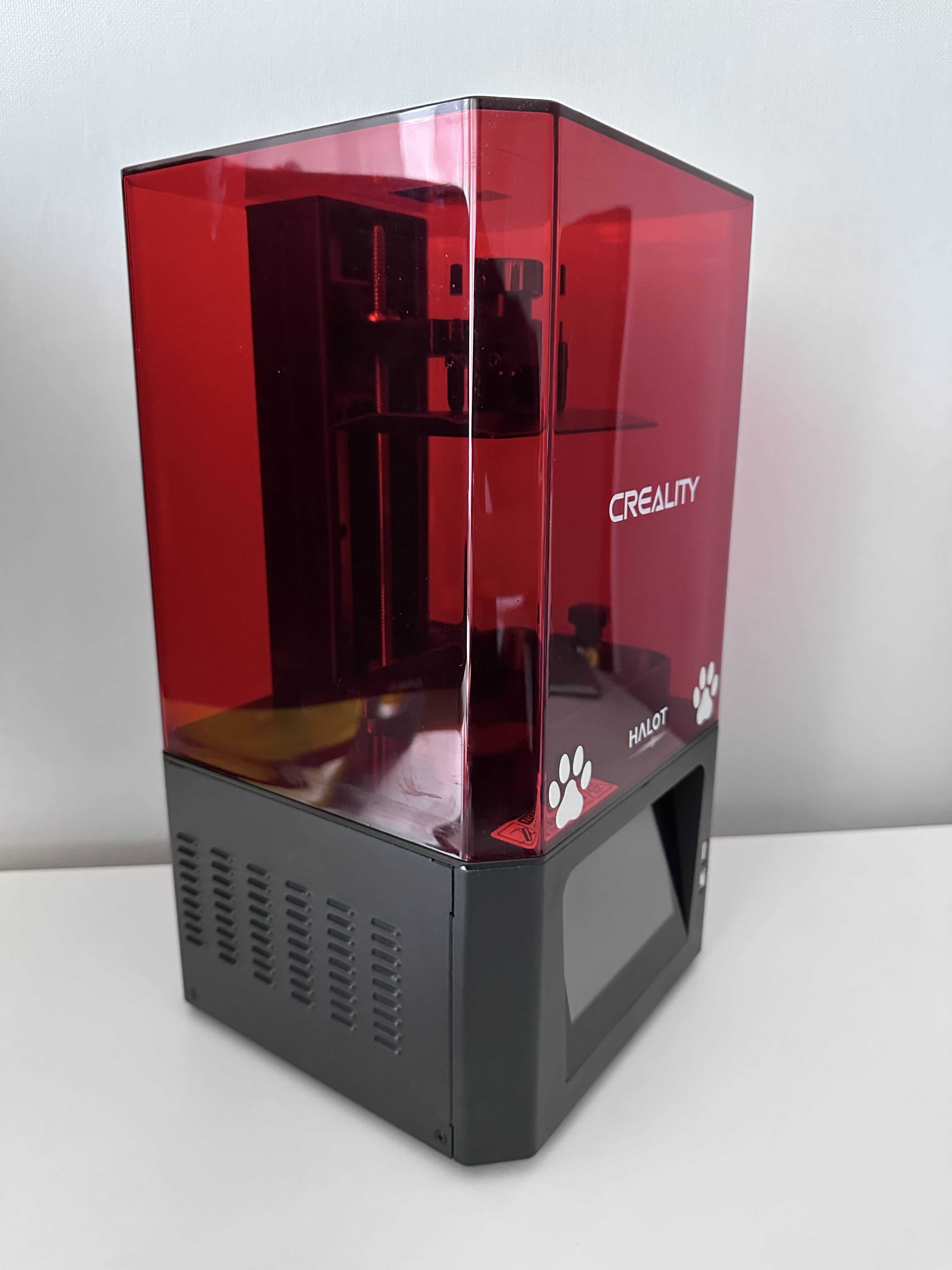 3D printer   CREALITY halot one + bonus 1L resign
