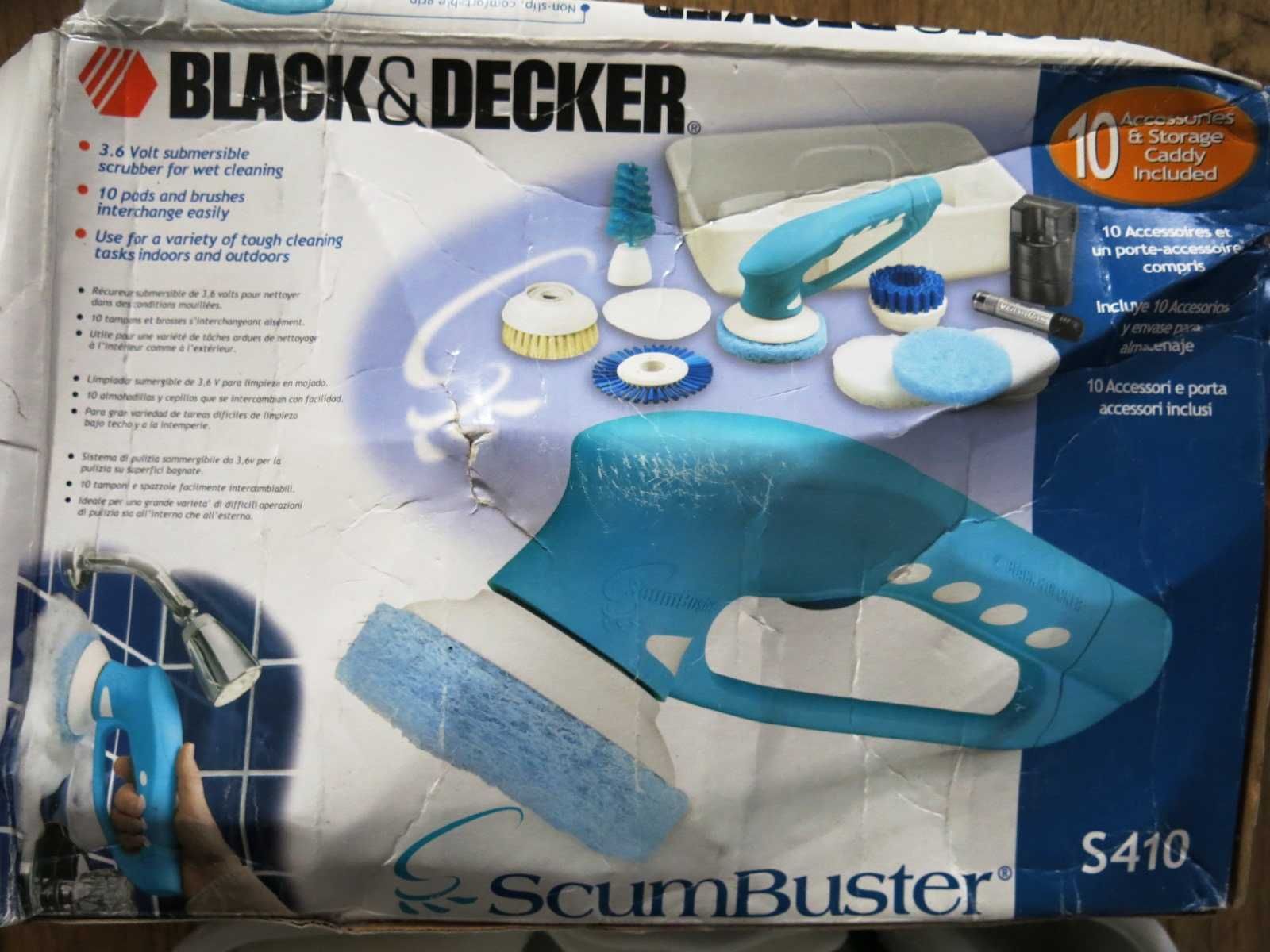 Електрическа четка за почистване и полиране Black&Decker ScumBuster