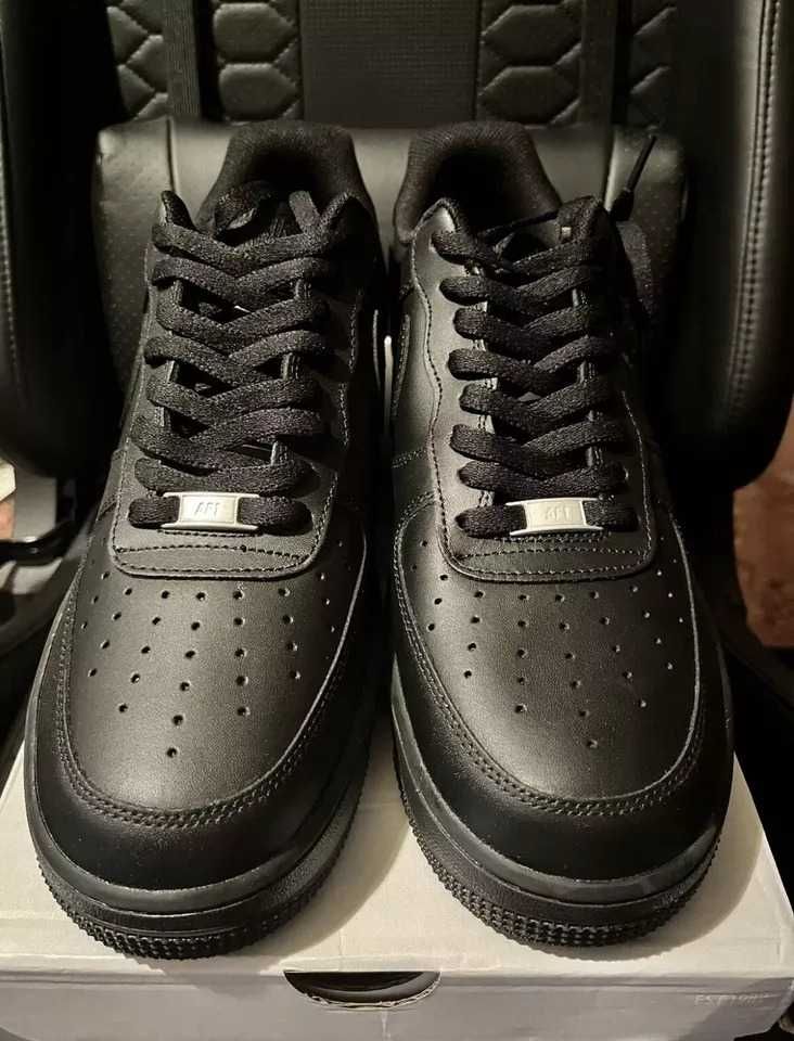 Nike/Найк Air Force 1 Triple Black 36,37,38,39,40,41,42,43,44,45,46,47