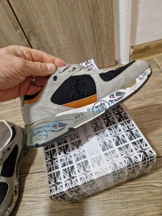 Adidasi sneakersi Premiata din piele masura 39