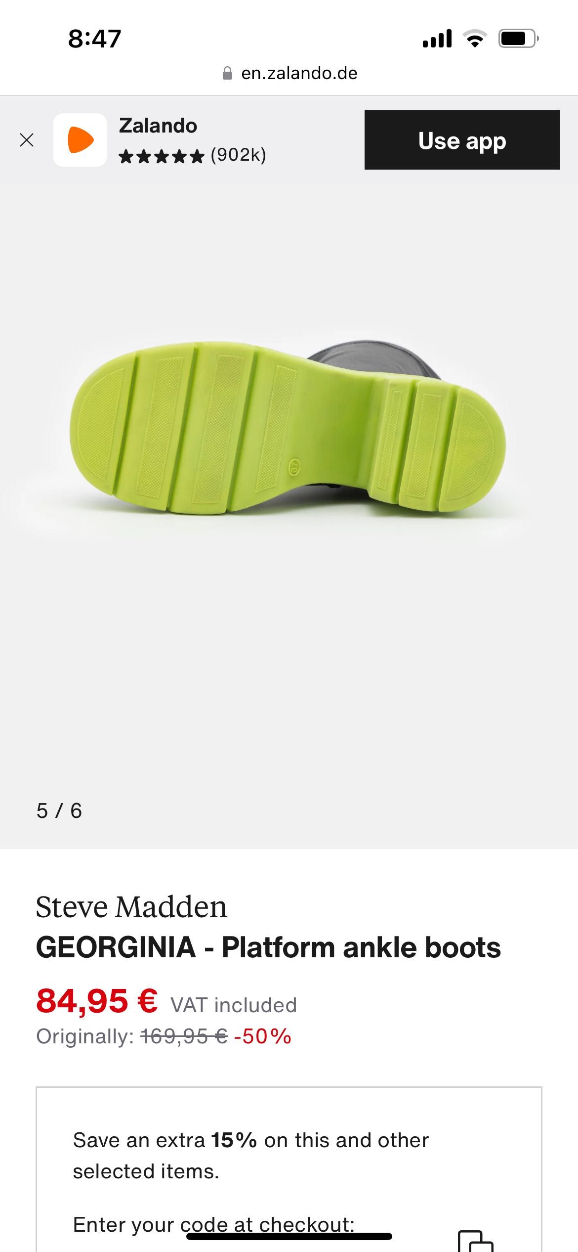 Steve Madden -естествена кожа