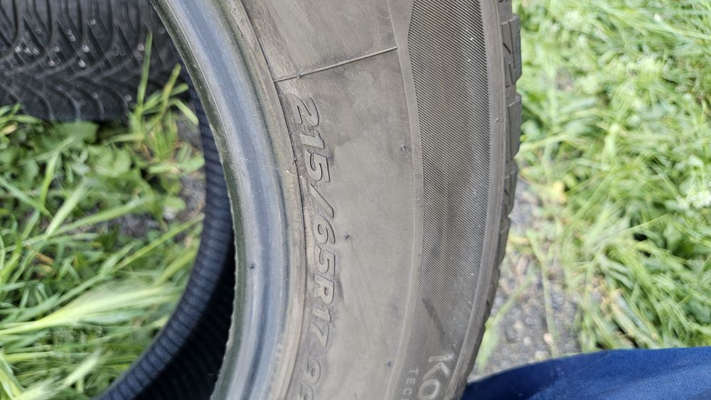 2бр гуми 215 65 17 ханкок