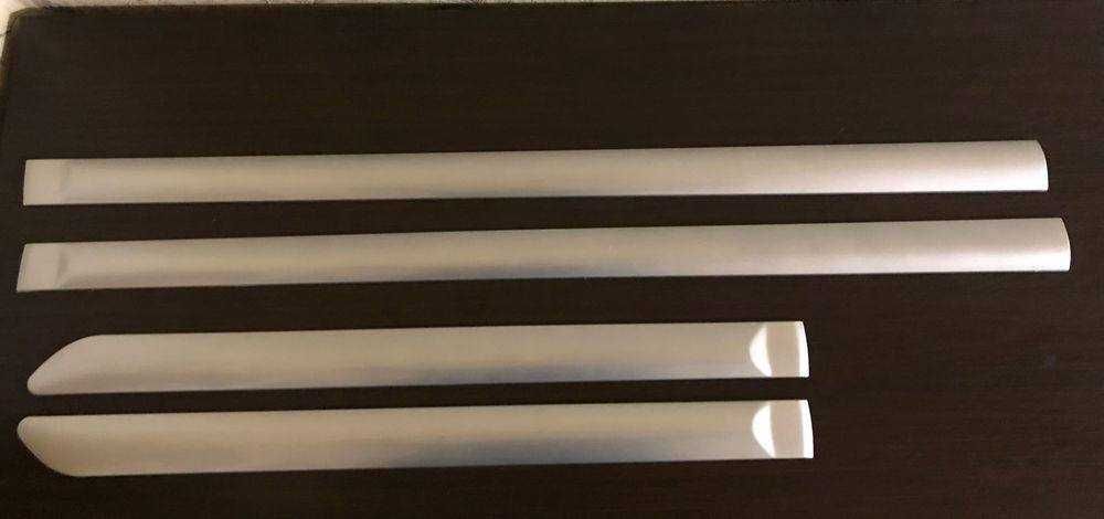 Накладки молдинг на двери от Нексии серебристые