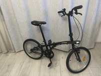 Bicicleta pliabila Fold 100 negru Btwin