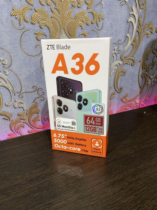 Продам телефон новый ZTE BLADE A36