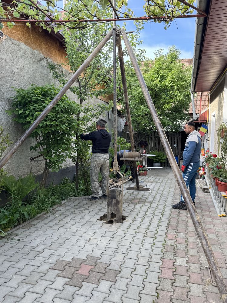 Foraje Puturi Apa Fantani Denisipari Prelungiri Piloni