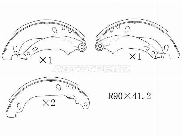 Колодки тормозные  K7M,  K7J Renault Logan