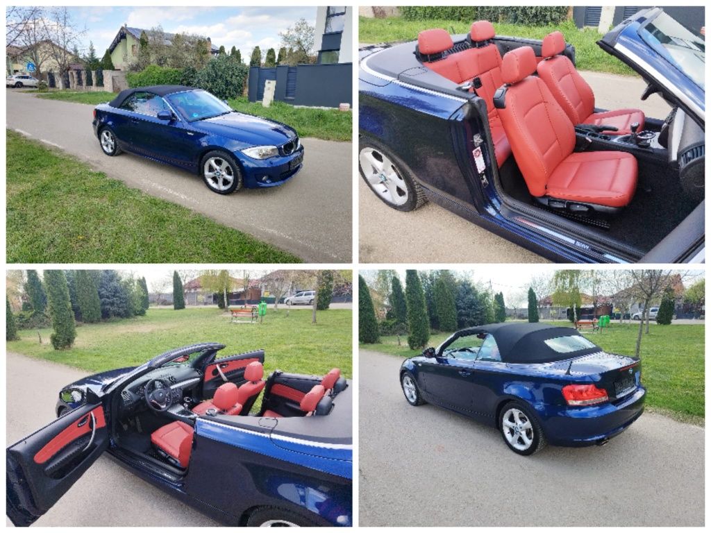 BMW 123d cabrio cu 204 cp, an 2012, bixenon, central  AC