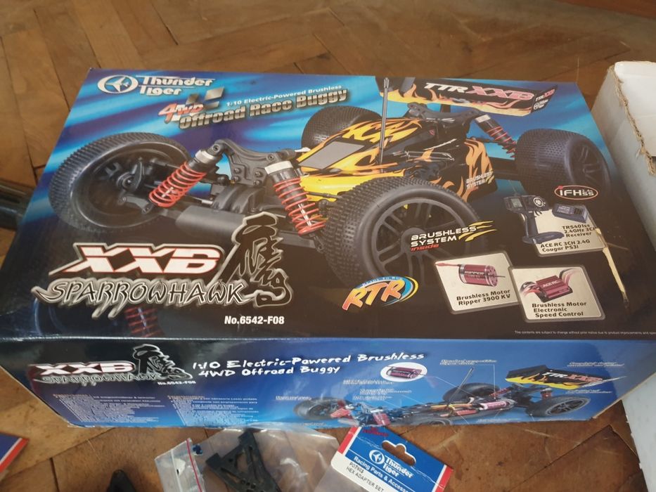 Части  rc thundrer tiger sparrowhawk shumaher mi1 hpi  racing  bullet