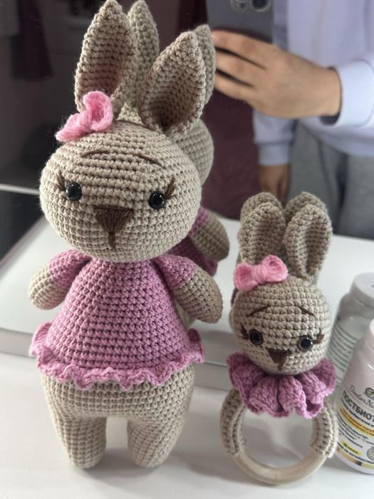 Ръчно плетени зайчета