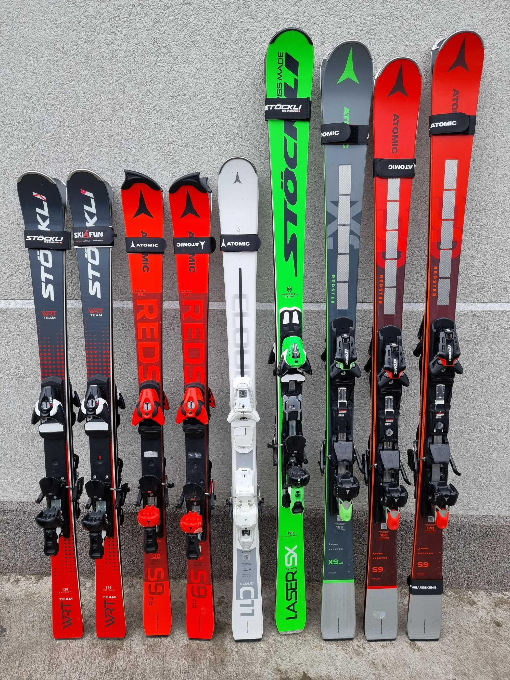 Ski/schi/schiuri copii Stockli WRT TEAM 139 CM + legat SALOMON WRT10