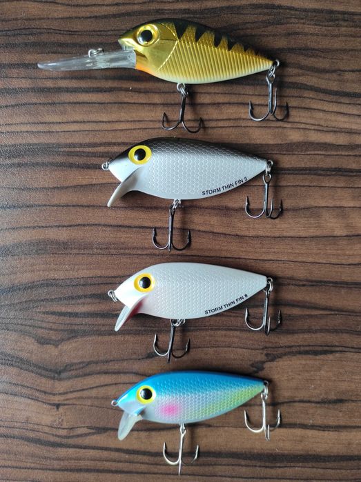 Воблери-Rapala,Storm,lucky craft,Strike Pro,блесни Mepps и др.