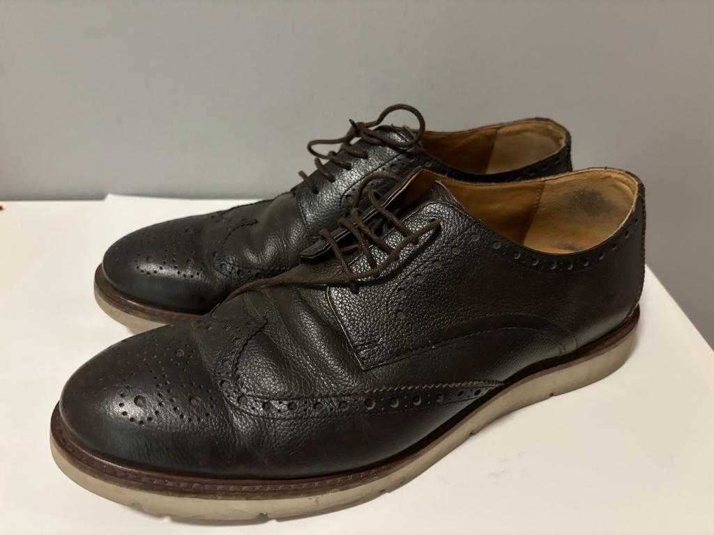 Pantofi piele, maro, Massimo Dutti , 43