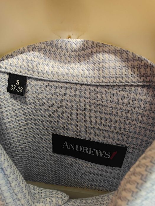 Мъжка риза Andrews, S, синьо каре