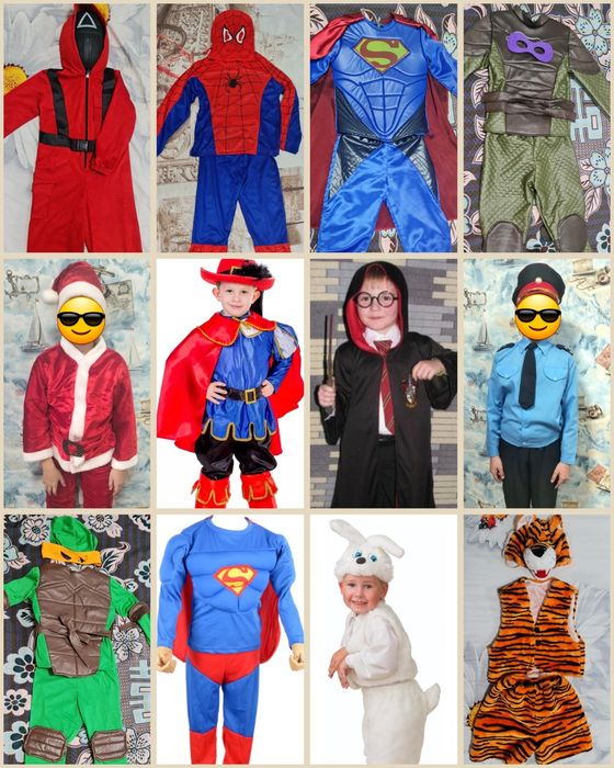 Детские карнавальные костюмы на прокат. Новогодние костюмы