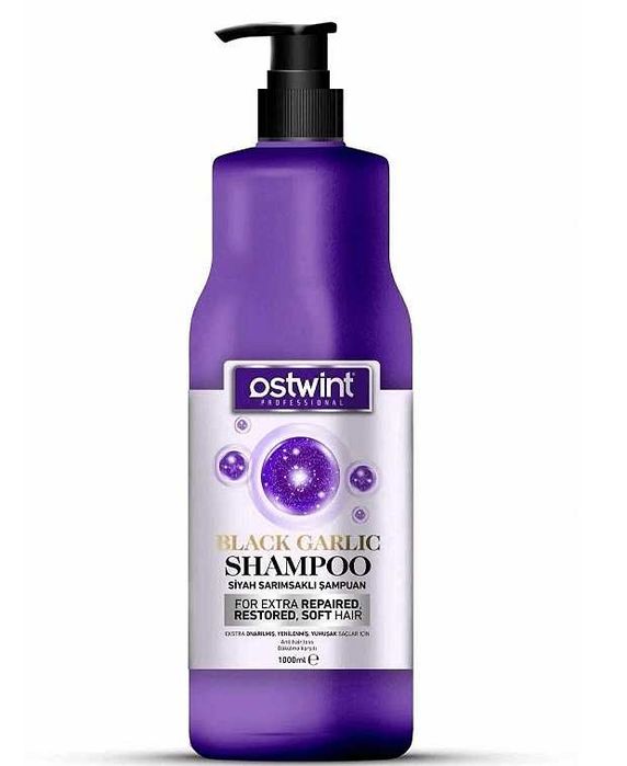 Ostwint шампоан против косопад с черен чесън, 1л