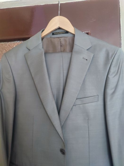 Спортно елегантен мъжки костюм fit slim