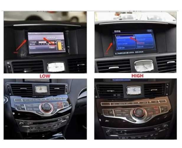 9-инчова мултимедия за INFINITI QX60 (2014–2020) – подарък камера