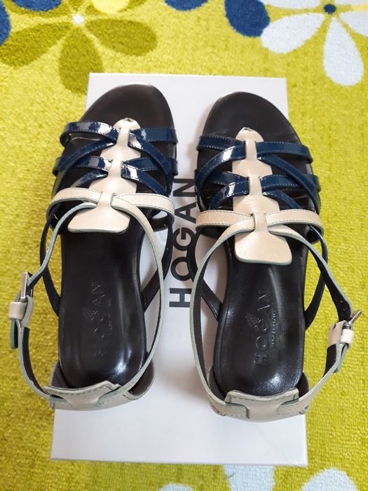 Sandale Hogan 35.5, Italy, originale, brand lux ,piele
