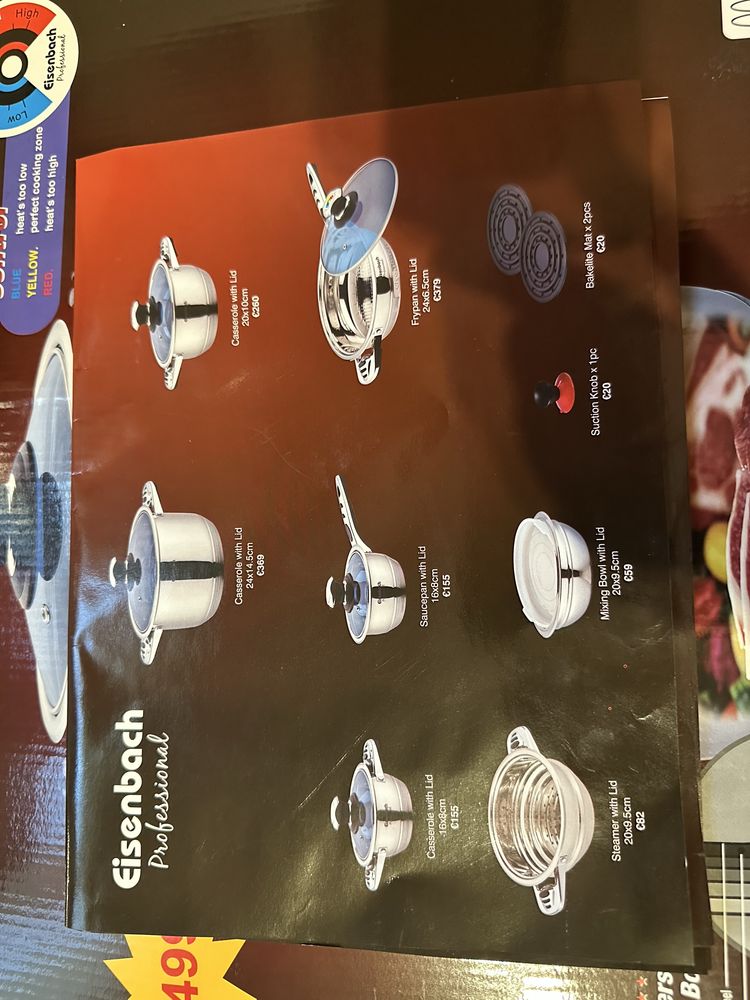 Тенджерu Eisenbach Professional Комплект:16 части (16PCS Cookware Set)