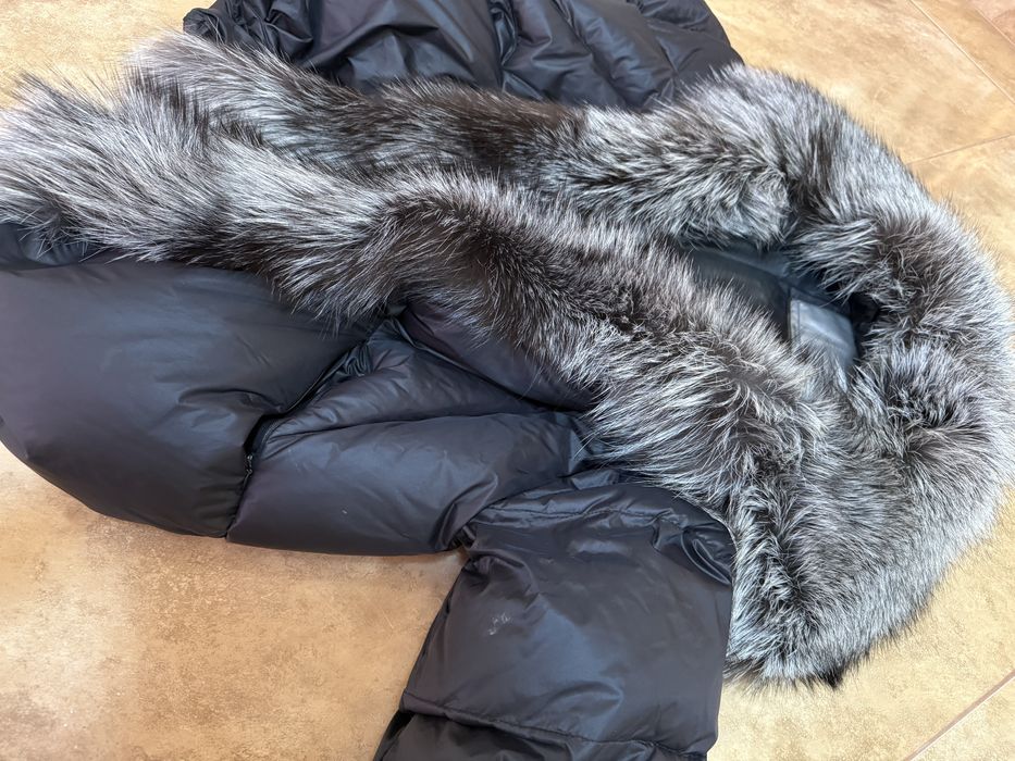 Дамско яке естествен косъм