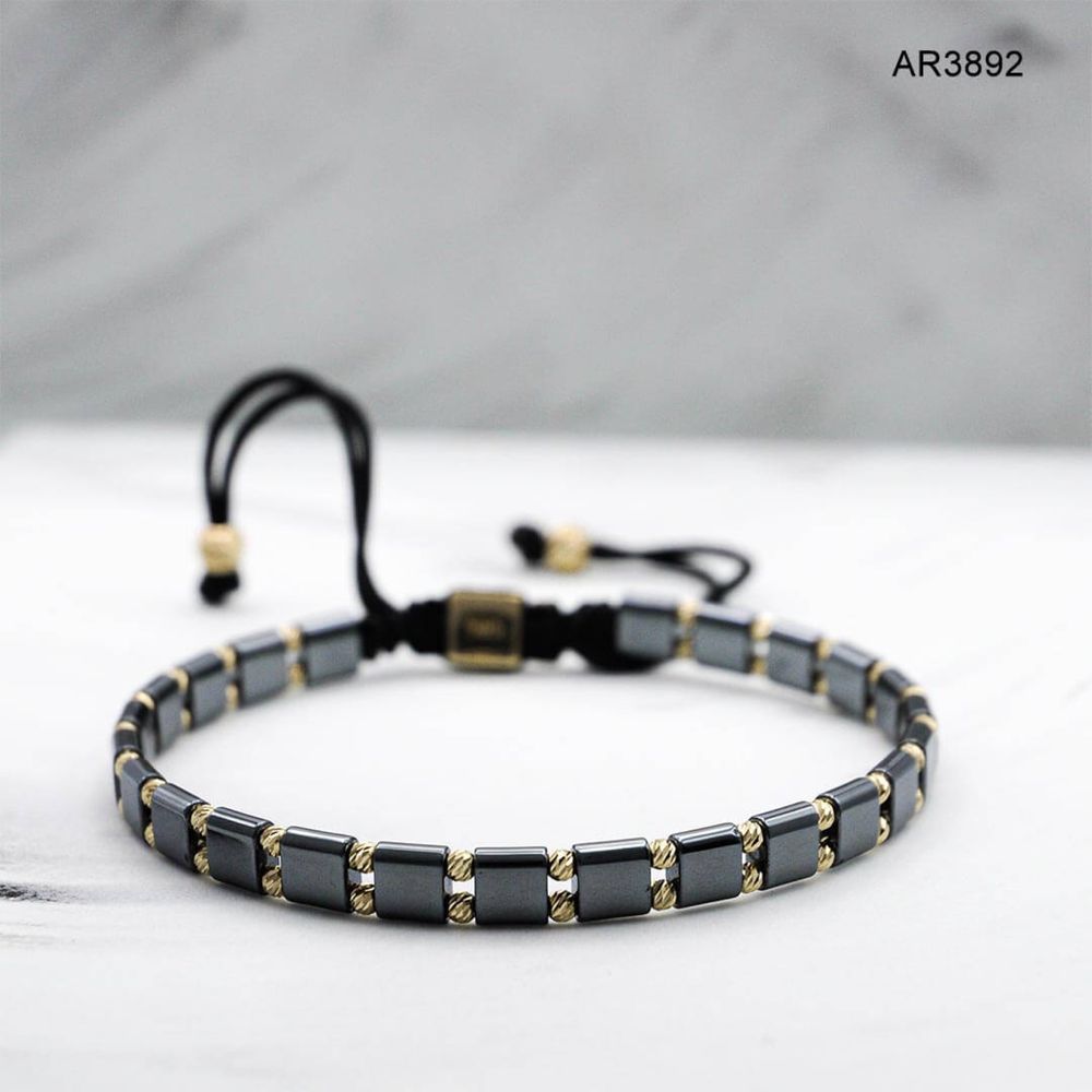 Bratara AUR 14 K cu snur reglabil,  [AR3892] model nou ARJEWELS