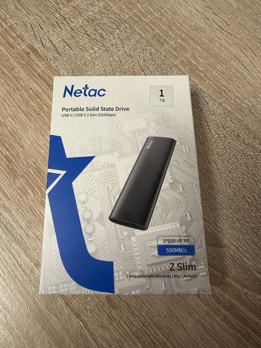 SSD portabil netac Z Slim noua generatie
