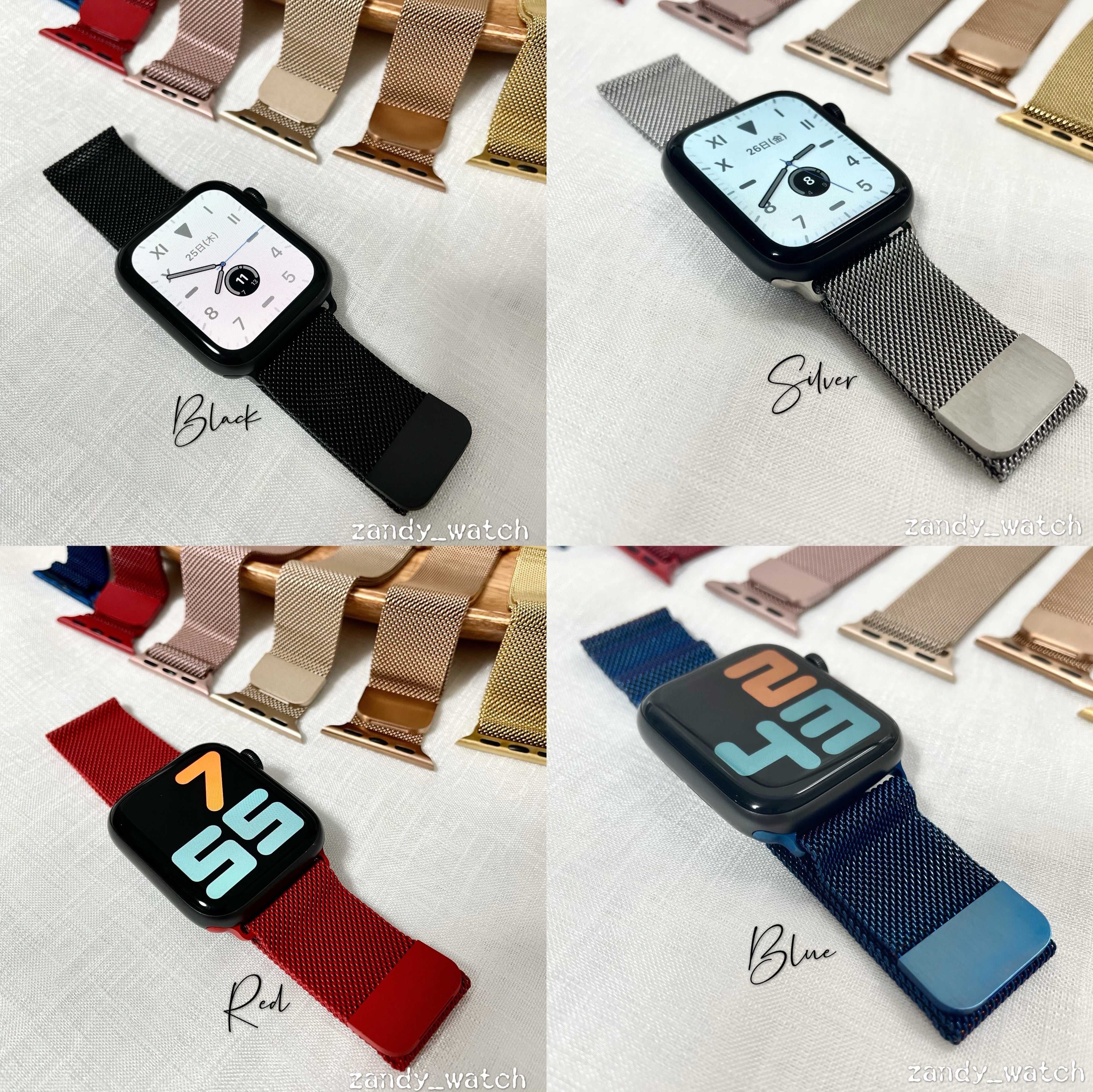 Z3 Milanese каишка за Apple Watch 7/8/9/10/SE 38/40/41/42/44/45/46