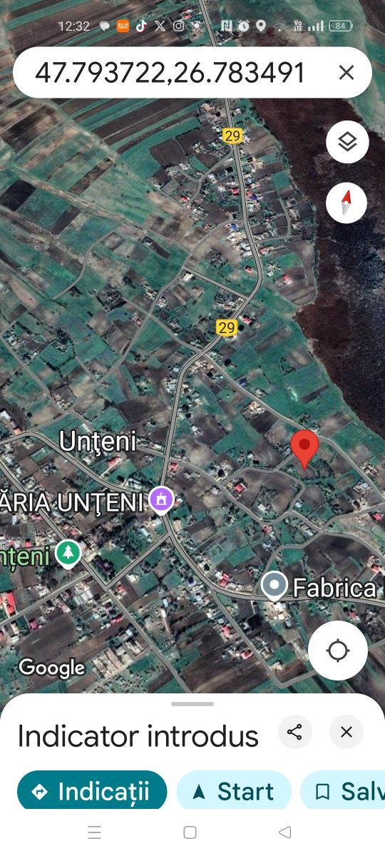 Casa in Unteni 2727 mp teren